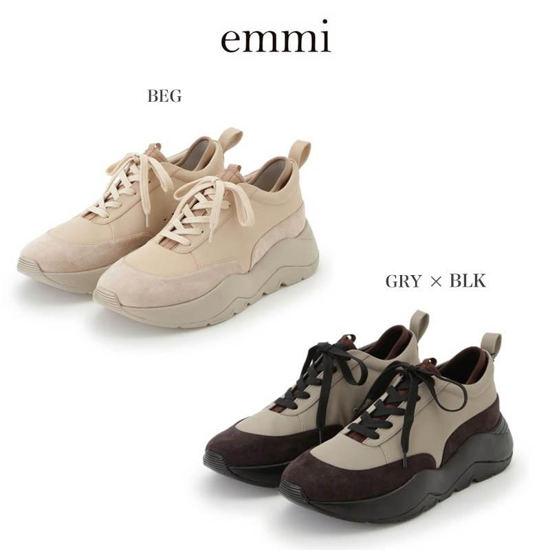 Emmi エミ 通販 Emmiオリジナルスニーカーvol 2 13wgs5301 レディース 新作 Emmi Original 靴 シューズ スニーカー サスティナブル素材 13wgs5301 セレクトショップムー 通販 Yahoo ショッピング