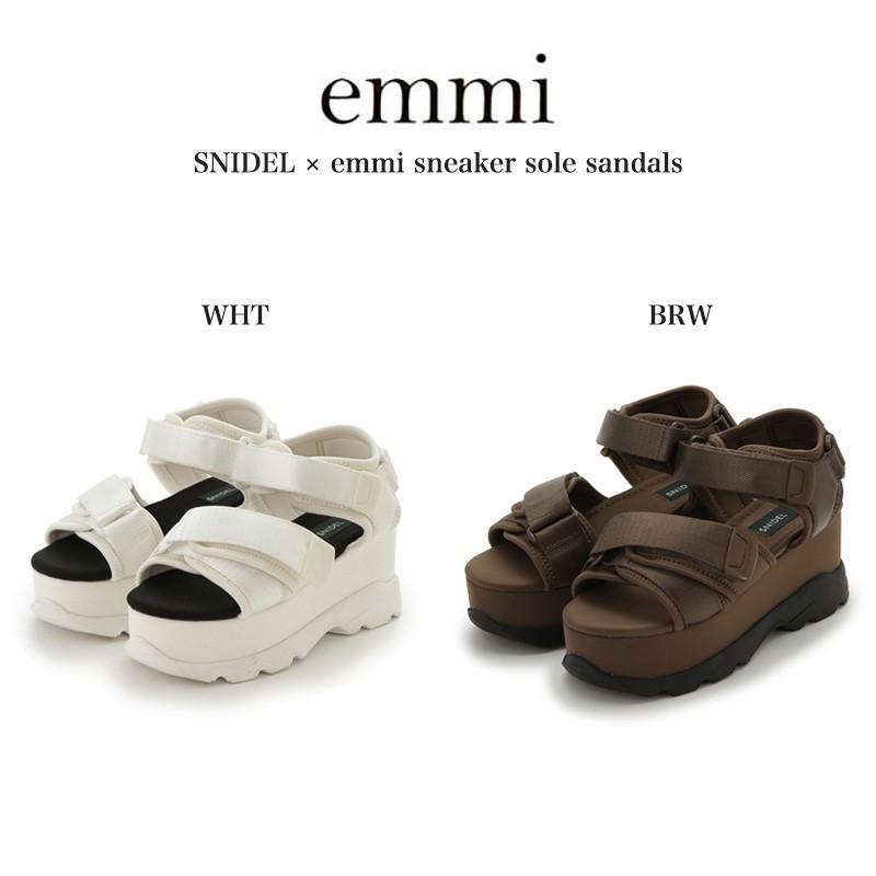 Emmi Atelier エミ アトリエ 通販 Snidel Emmiスニーカーソールサンダル 13wgs レディース 21春新作 靴 13wgs セレクトショップムー 通販 Yahoo ショッピング