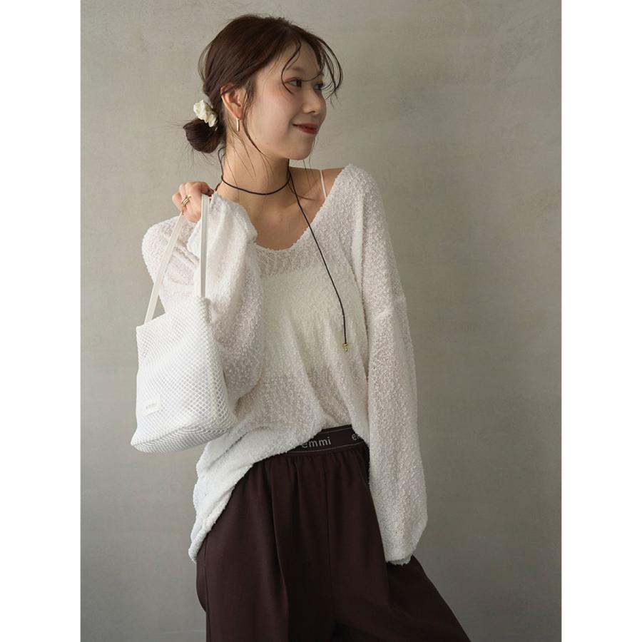 emmi SALE40%OFF エミ ウェア ルーズニットプルオーバー 13wnt261064
