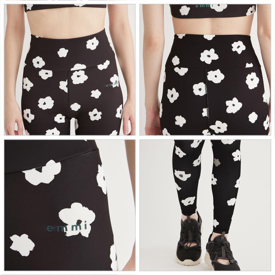emmi yoga カモミール柄 セット サイズ1 WHT emmi yoga カモミール柄 セット サイズ1 WHT