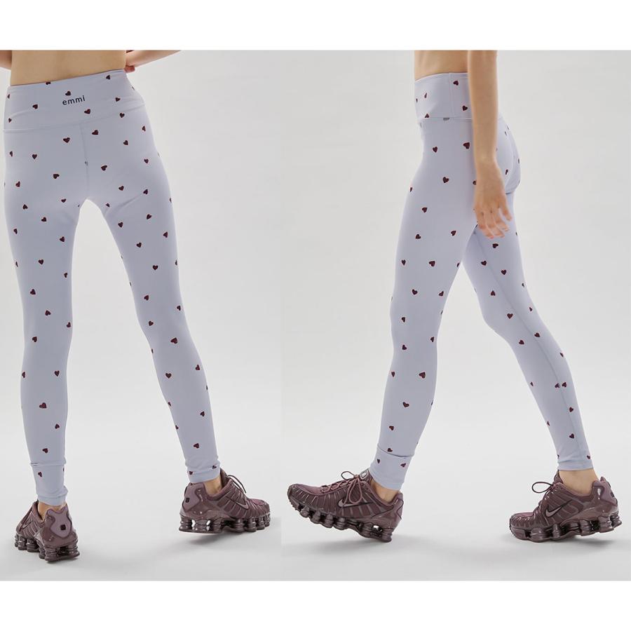 emmi yoga（エミヨガ） (予約) エミ ヨガ ハートパターンレギンス UV