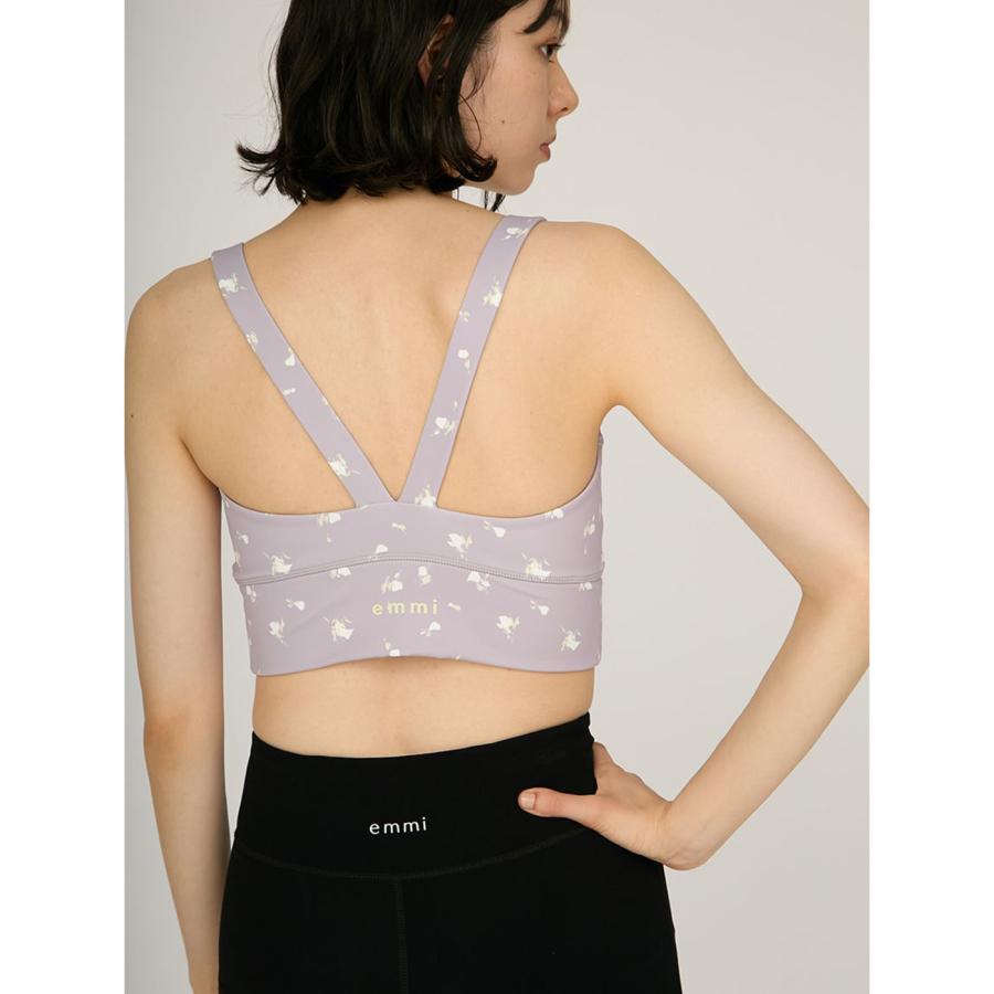 emmi yoga（エミヨガ） エミ ヨガ ディフォームフラワーブラトップ