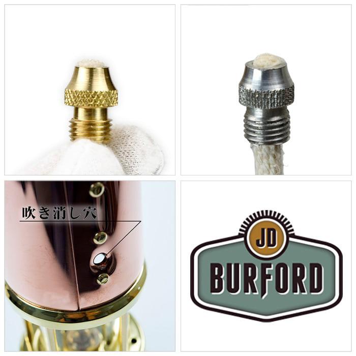 JD Burford マイナーズランプ Mサイズ / オールニッケル（約5時間