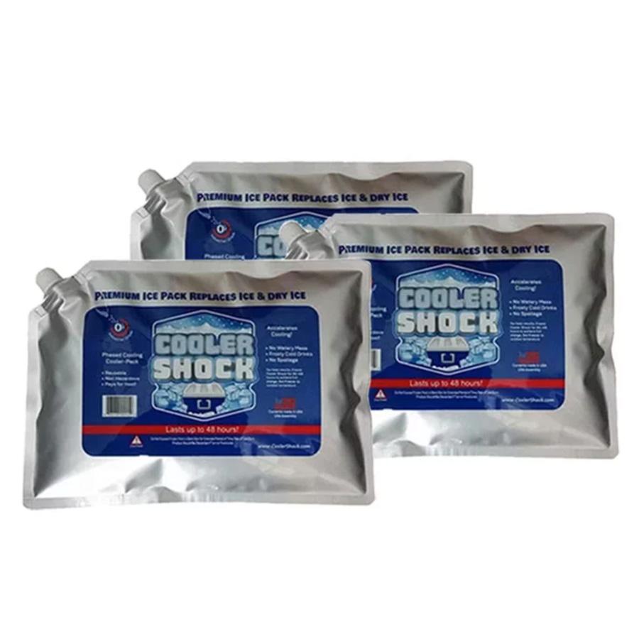 送料無料】 保冷剤 長時間 保冷パック cooler shock set M 4個セット クーラーショック 強力保冷剤 アイスパック 氷点下 長持ち  保冷 ジェル クーラーパック クーラーボックス クーラーバッグ 繰り返し使え -7.8℃ アウトドア キャンプ バーベキュー レジャー 釣り 災害 夏  ... クーラーショック COOLERSHOCK (Lサイズ×2個)大きい保冷剤 畜冷材 長時間 長持ち 強力 大きめ ベビー 旅行 試合観