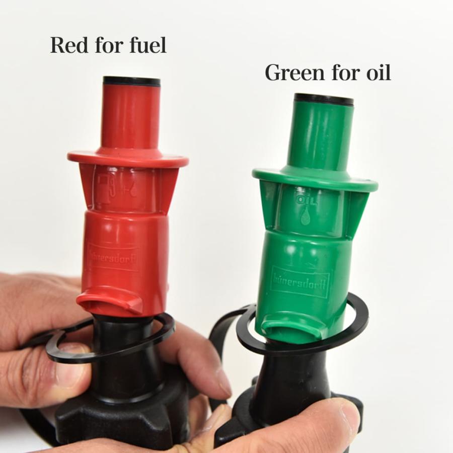 hunersdorff ストッパー付きノズル フューエル用 819811 819851