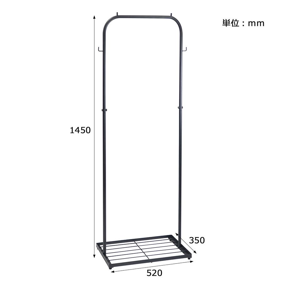 POST GENERAL(ポストジェネラル) IRON HANGER RACK アイアンハンガーラック ビンテージライク 無骨 インテリア