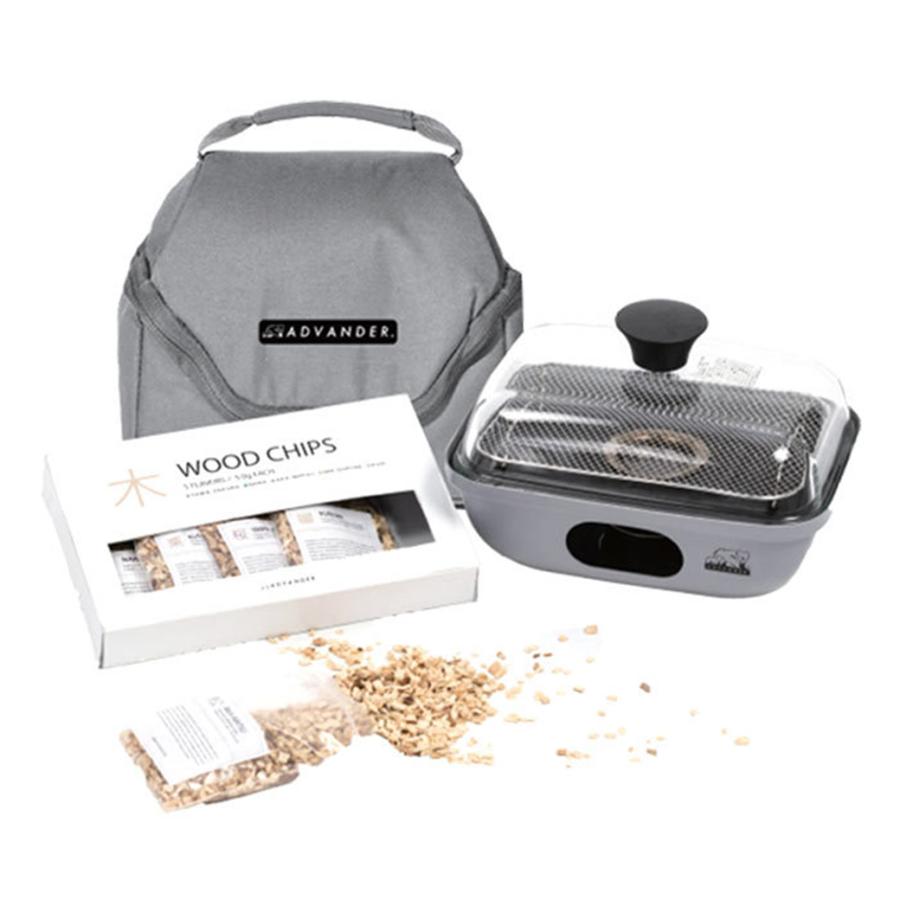 BBQ、キャンプセット。 ADVANDER アドバンダー SMOKY MAGIC COMBO adv3415 燻製 キャンプ BBQ