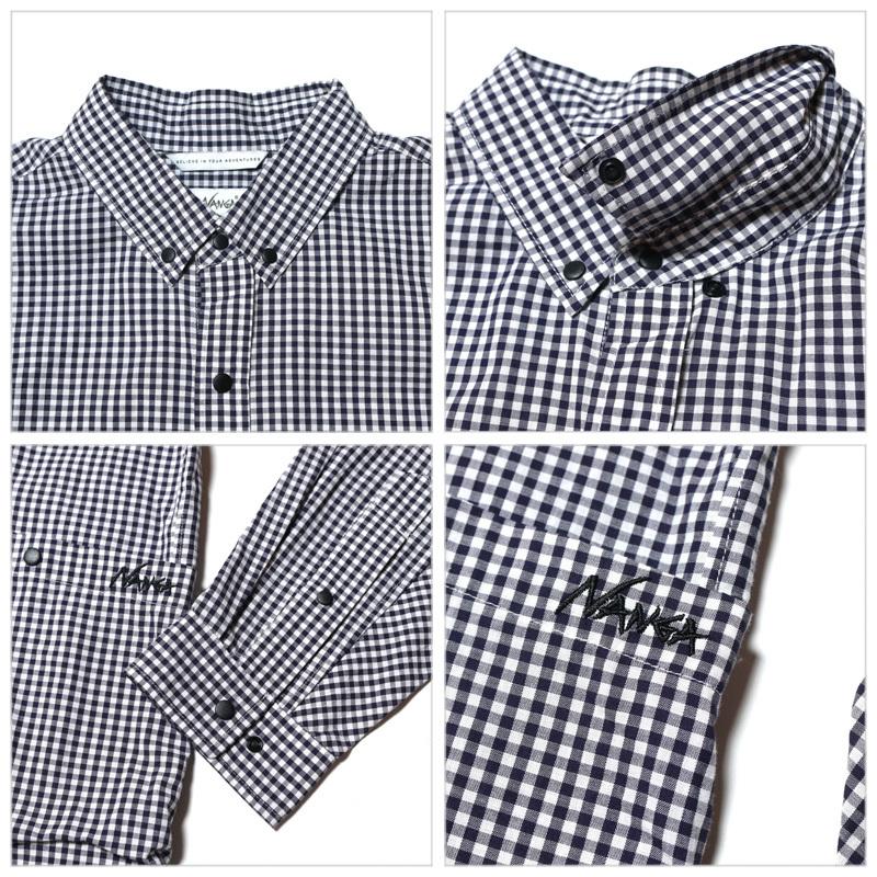 NANGA（ナンガ） CHECK CAMP SHIRTS チェックキャンプシャツ メンズ
