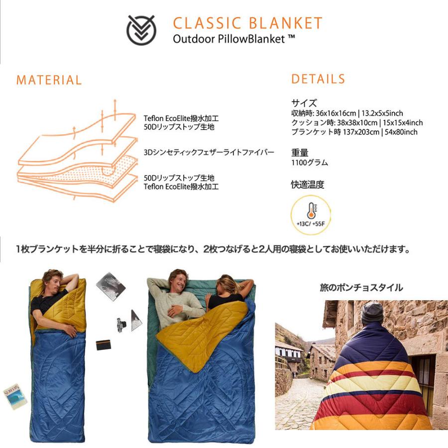 VOITED ボイテッド CLASSIC OUTDOOR RIPSTOP PILLOW BLANKET(無地