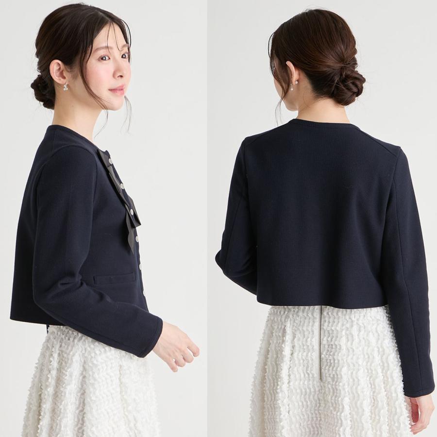 CELFORD（セルフォード） 洗える リボンデザインジャケット cwcj261070