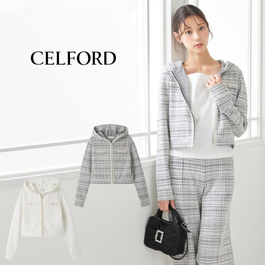 CELFORD（セルフォード） (予約) UVカット カットツイードパーカー