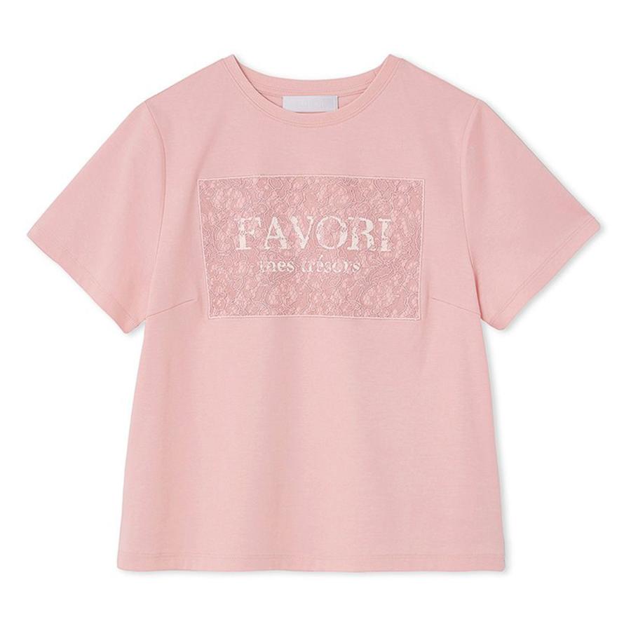 CELFORD（セルフォード） レースロゴプリントTシャツ cwct252053