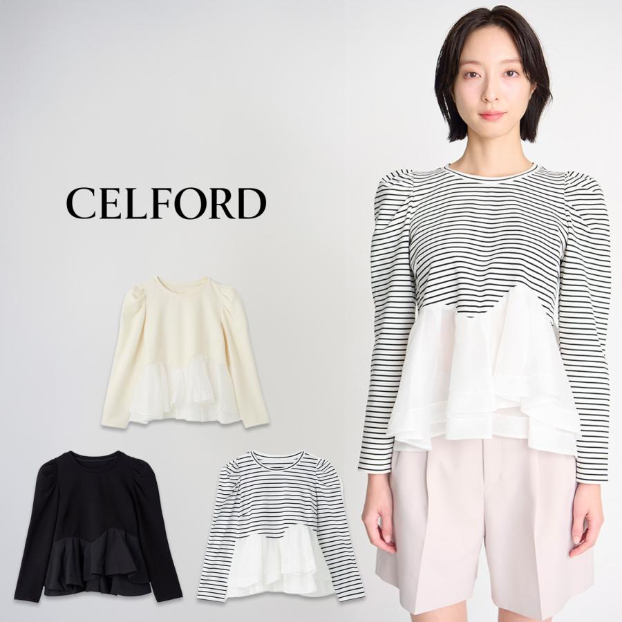 CELFORD（セルフォード） ペプラムドッキングカットトップス
