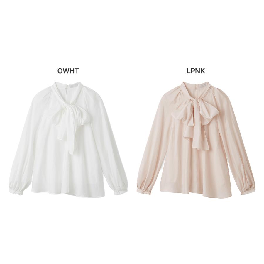 CELFORD（セルフォード） ビッグリボンシアーブラウス cwfb261017