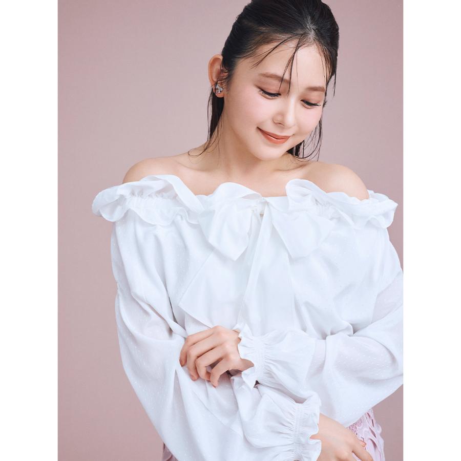 CELFORD（セルフォード） (予約) 洗える ビッグリボンスモックブラウス