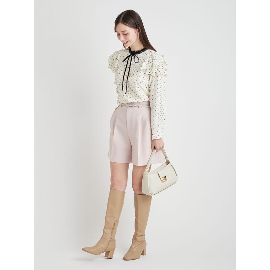 CELFORD（セルフォード） 洗える ハートドットプリントブラウス