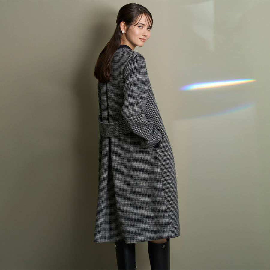 CELFORD（セルフォード） カシミア混ノーカラーコート cwfc245003