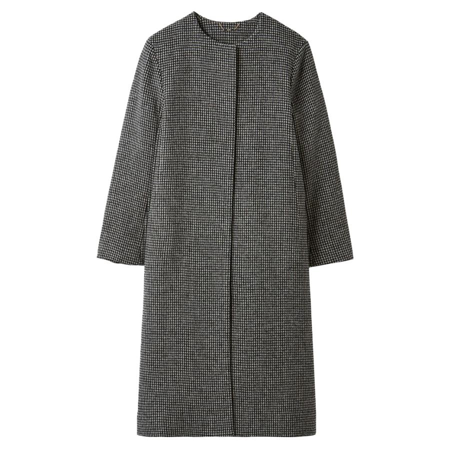 CELFORD（セルフォード） カシミア混ノーカラーコート cwfc245003