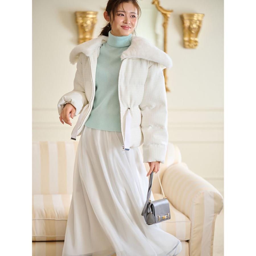 CELFORD（セルフォード） SALE30%OFF ファー襟付きツイードショート