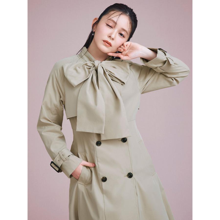 CELFORD（セルフォード） 撥水 リボン付きトレンチコート cwfc261065