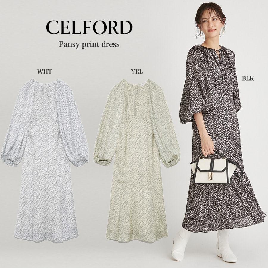 Sale30 Off Celford セルフォード 通販 パンジープリントワンピース Cwfo レディース セレクトショップムー Paypayモール店 通販 Paypayモール
