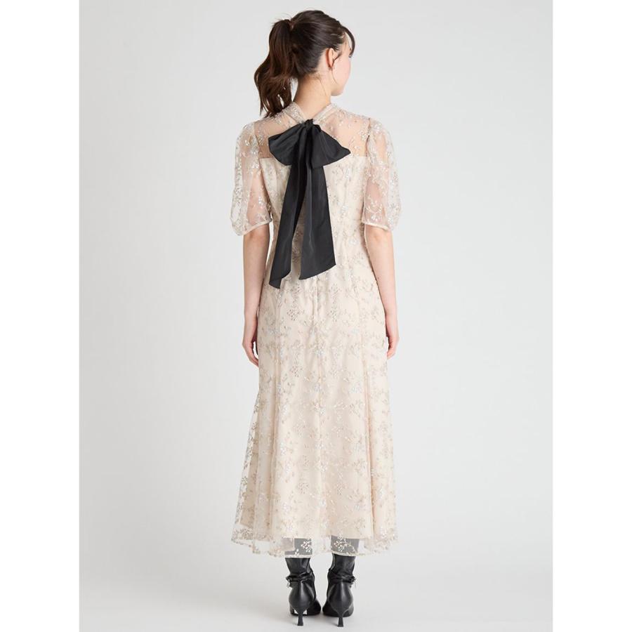 CELFORD（セルフォード） バックリボンスモールフラワードレス