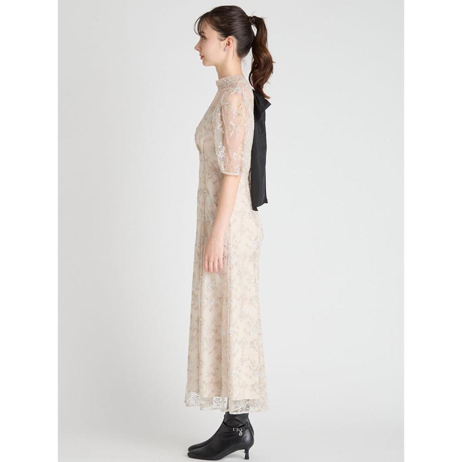 CELFORD（セルフォード） バックリボンスモールフラワードレス