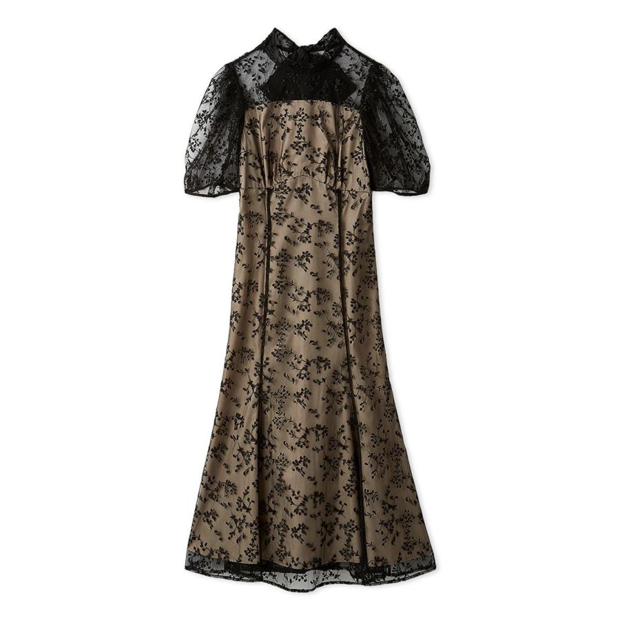 CELFORD（セルフォード） バックリボンスモールフラワードレス