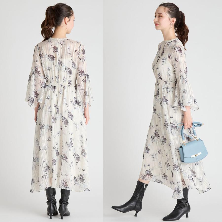 CELFORD（セルフォード） フラワープリントフレアワンピース