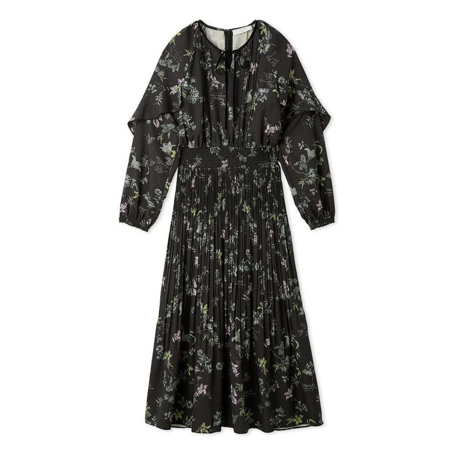 CELFORD（セルフォード） ボタニカルレタープリントワンピース