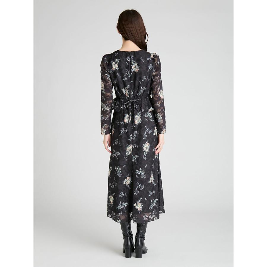 CELFORD（セルフォード） ウエストペプラムデザインワンピース