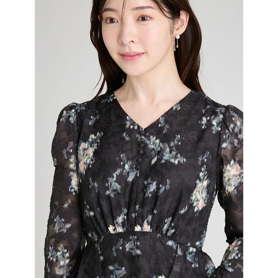 CELFORD（セルフォード） ウエストペプラムデザインワンピース