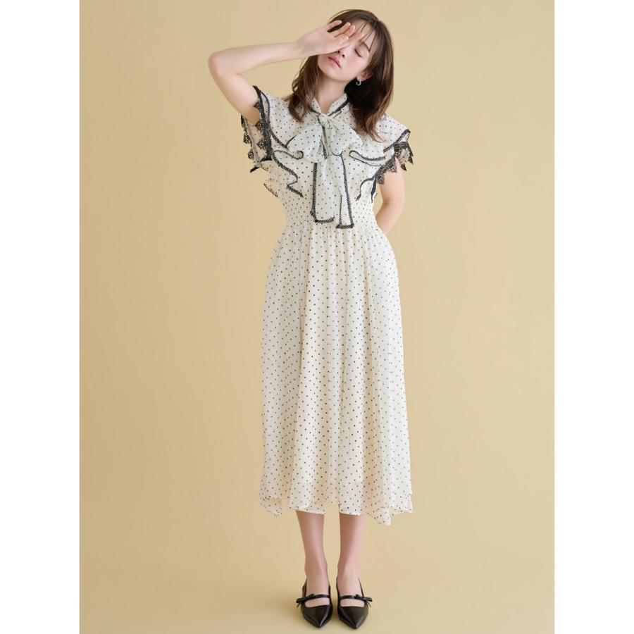 CELFORD（セルフォード） 洗える ハートドットプリントワンピース