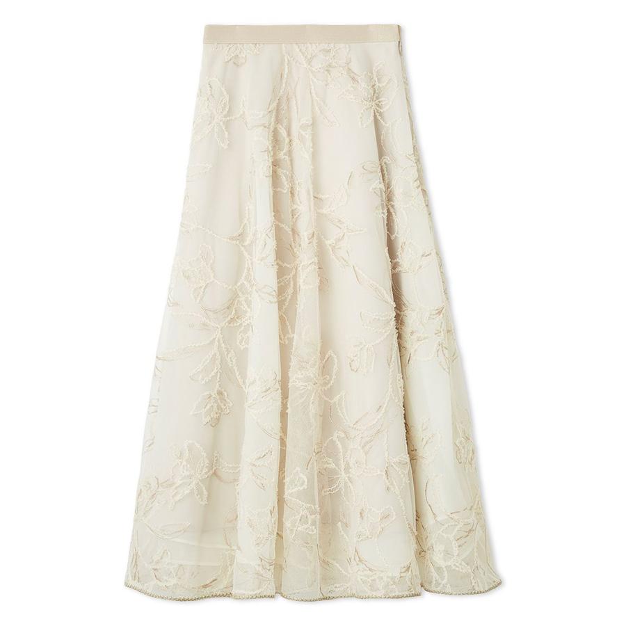 CELFORD（セルフォード） ブラッシュドエンブロイダリースカート