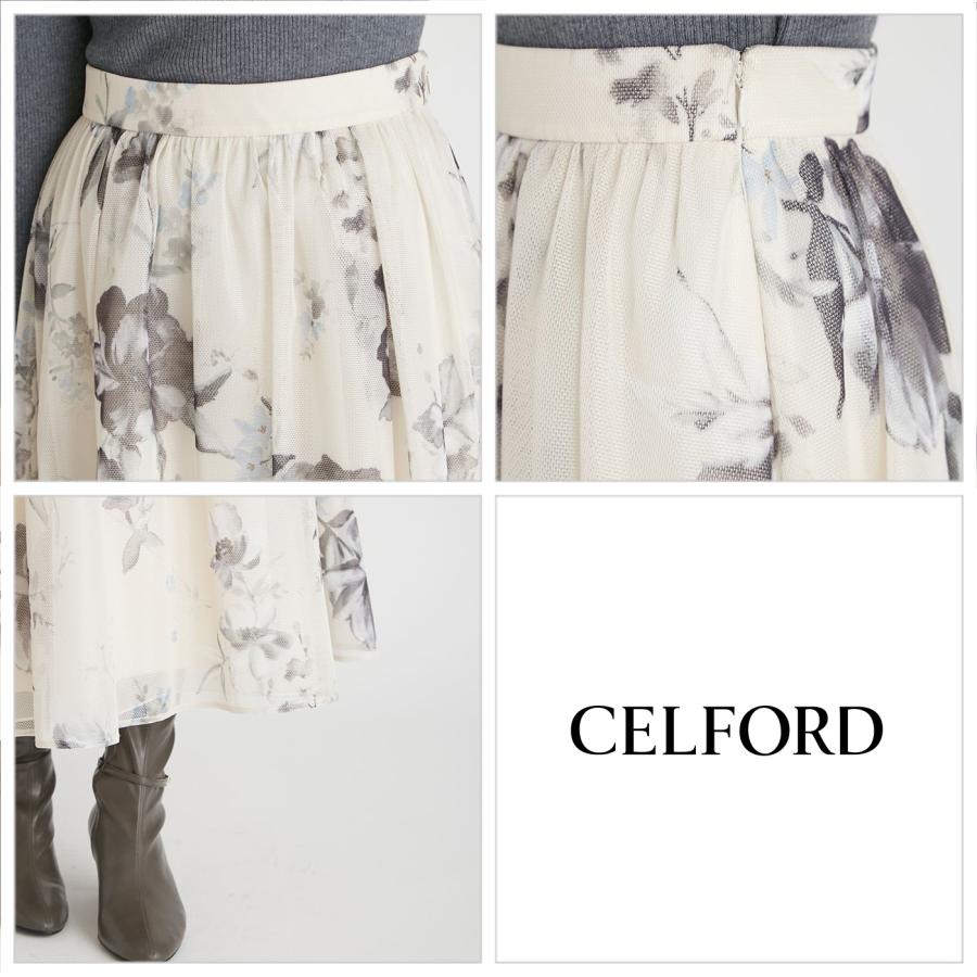 CELFORD（セルフォード） SALE30%OFF フラワープリントボリューム