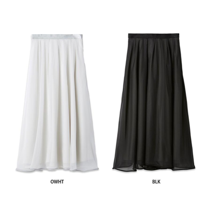 セルフォード　シアースカート　38 BLK シアータックフレアースカート(SKIRT（スカート）)｜CELFORD（セル