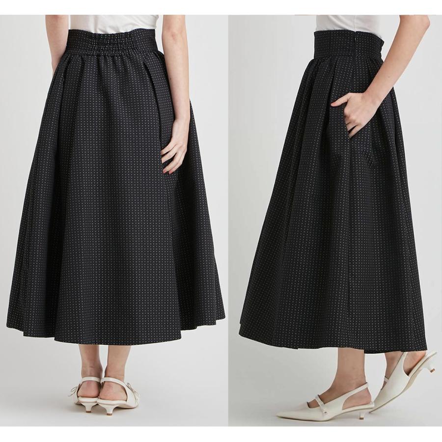 CELFORD（セルフォード） 洗える ジャガードタックフレアスカート