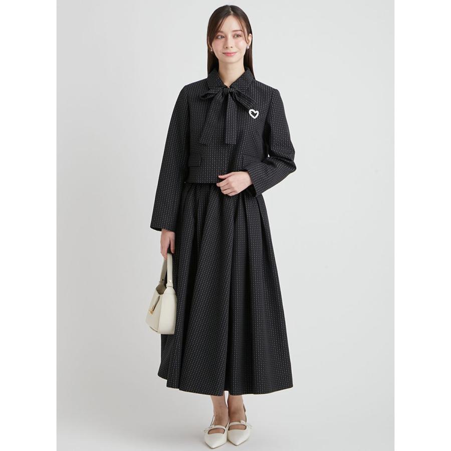 CELFORD（セルフォード） (予約) 洗える ジャガードタックフレア