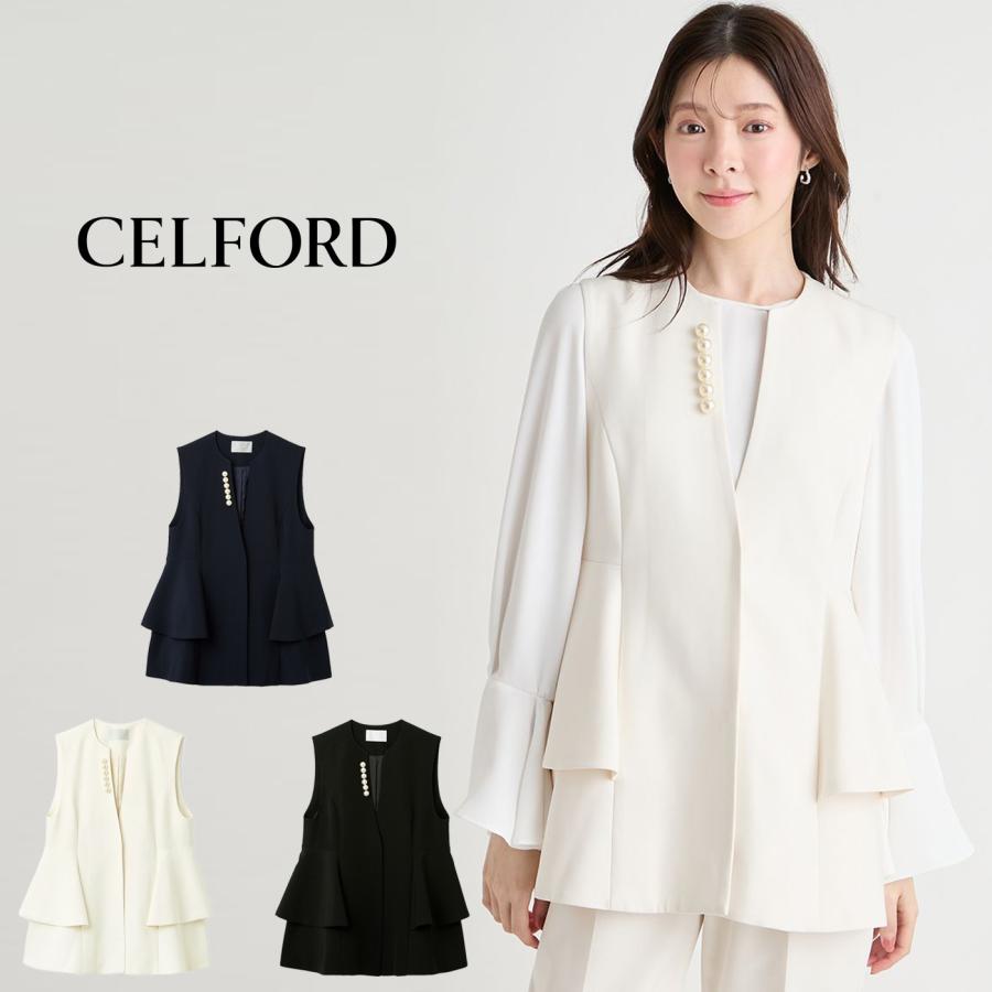CELFORD（セルフォード） ペプラムパールジレ cwfv261047 レディース