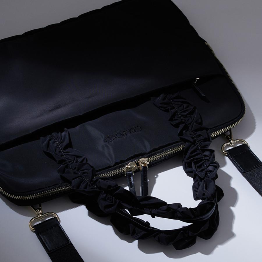 CELFORD（セルフォード） CELFORD 13インチ対応フリルラメ刺繍PCバッグ