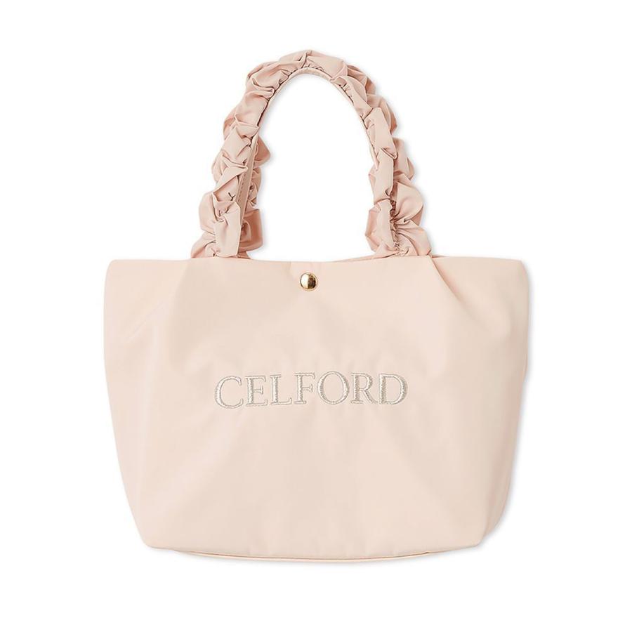 CELFORD（セルフォード） フリルラメ刺繍トートバッグ small