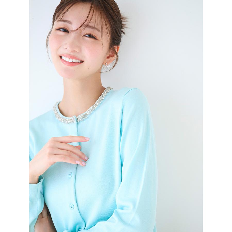 CELFORD SALE10%OFF セルフォード シルクブレンドビジューネック CELFORD SALE10%OFF セルフォード シルクブレンドビジューネック