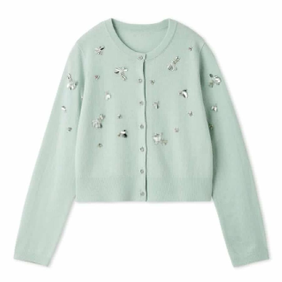 【新品タグ付き】CELFORD ペタルビジューカーディガン CELFORD（セルフォード） ペタルビジューカーディガン cwnd255074