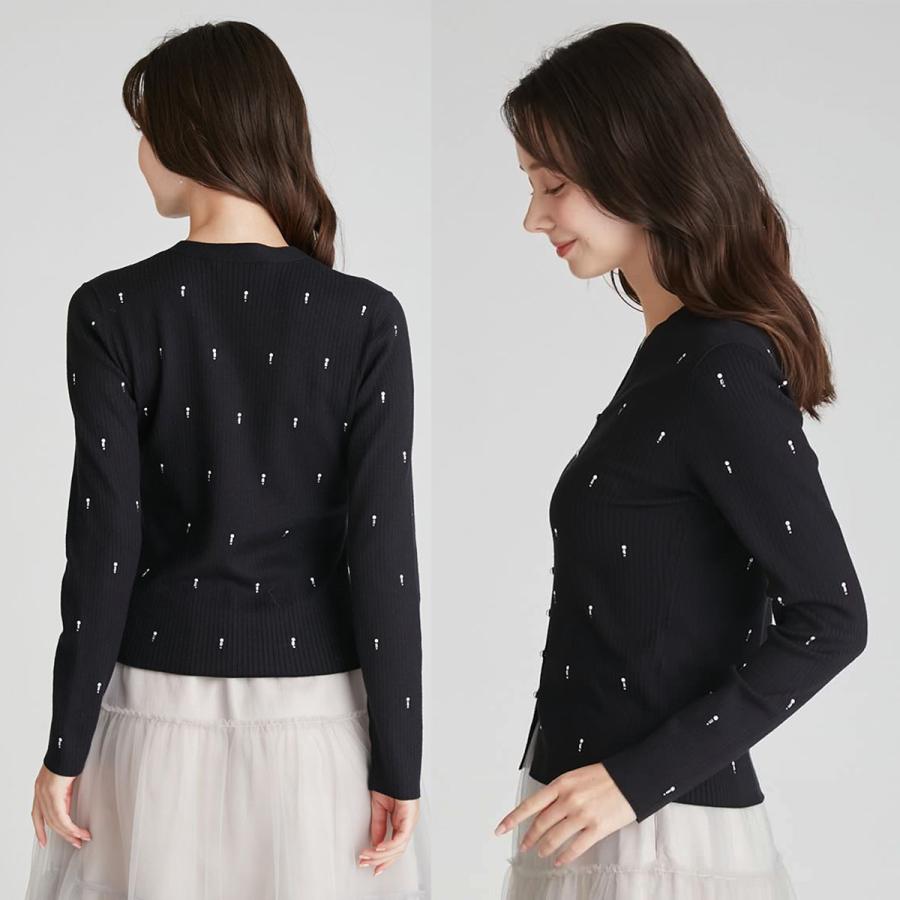 CELFORD（セルフォード） シャイニーVネックニットカーディガン