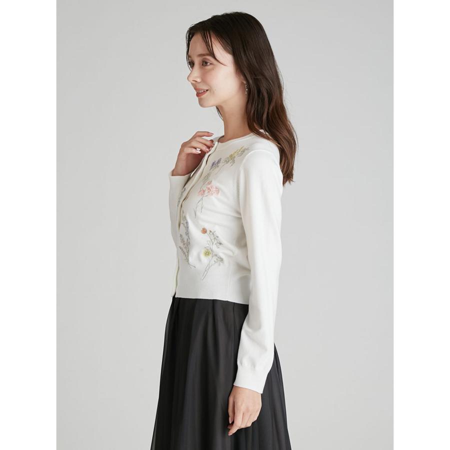 CELFORD（セルフォード） フラワー刺繍カーディガン cwnd261031