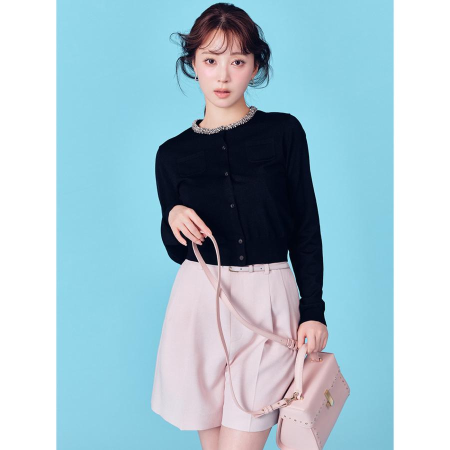 CELFORD（セルフォード） UVカット シルクブレンドビジューネック