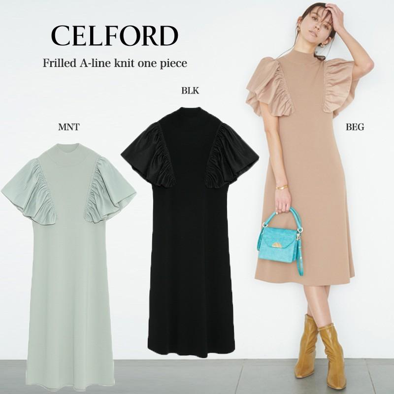 3月上旬 4月上旬予約 Celford セルフォード 通販 フリルaラインニットワンピース Cwno レディース 21春 フォーマル お食事会 Cwno セレクトショップムー 通販 Yahoo ショッピング