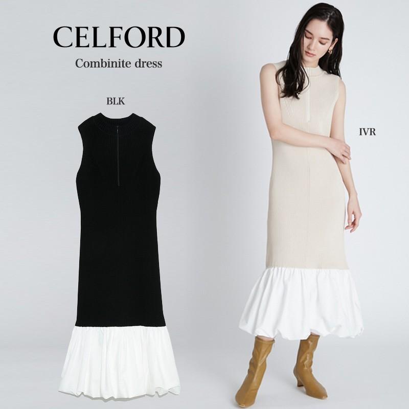 Celford セルフォード 通販 異素材コンビニットワンピース Cwno レディース 21春 フォーマル オケージョン お食事会 ママ会 パーティー Cwno セレクトショップムー 通販 Yahoo ショッピング
