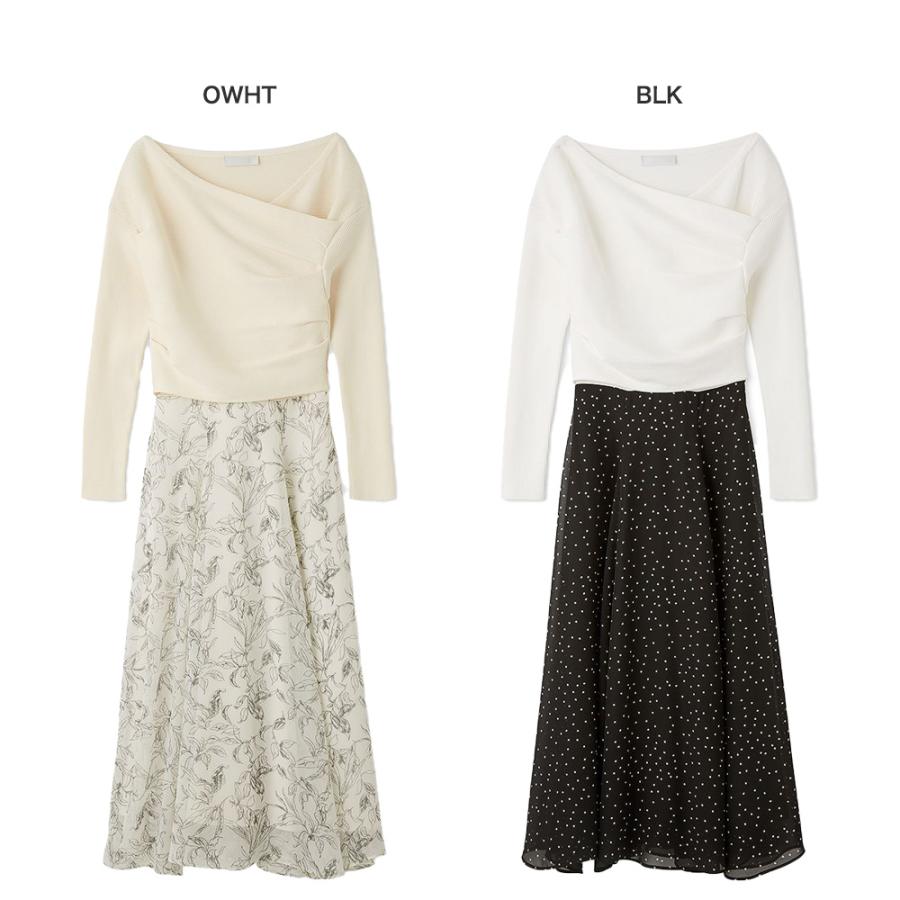 CELFORD SALE10%OFF セルフォード カシュクールニットコンビ CELFORD SALE10%OFF セルフォード カシュクールニットコンビ