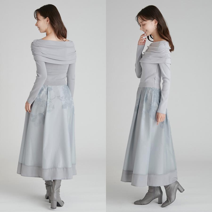 CELFORD（セルフォード） オフショルニットドッキングワンピース